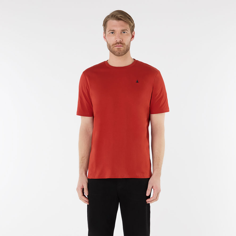 Musto Men's Original Short Sleeve T-Shirt - Rust