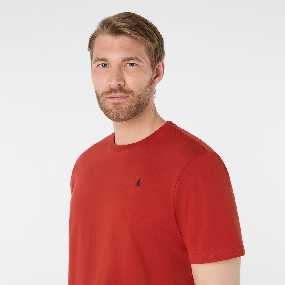Musto Men's Original Short Sleeve T-Shirt - Rust
