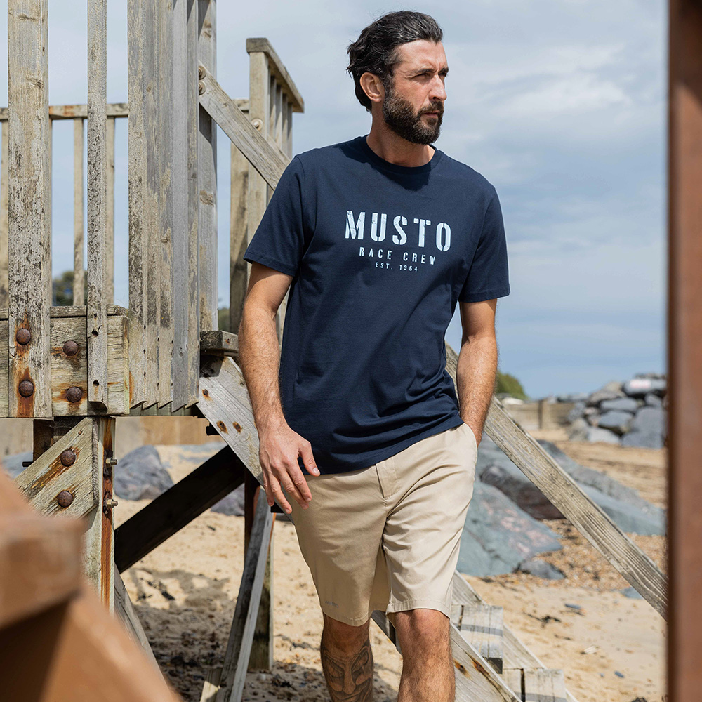 Musto Men's RIB Fast Dry Shorts - Beige