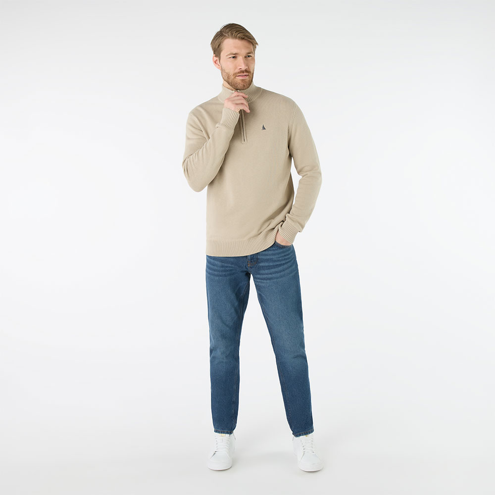 Musto Original 1/4 Zip Neck Knit - Pure Cashmere