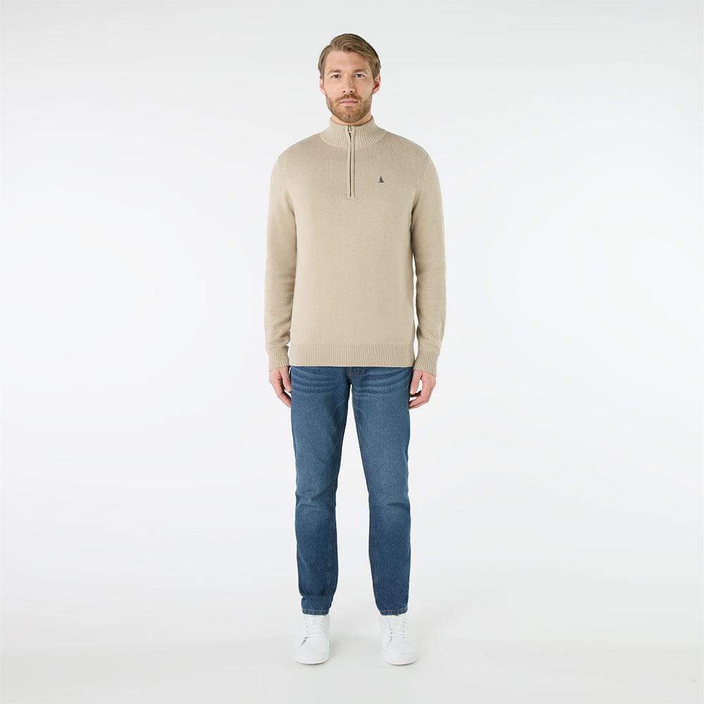 Musto Original 1/4 Zip Neck Knit - Pure Cashmere