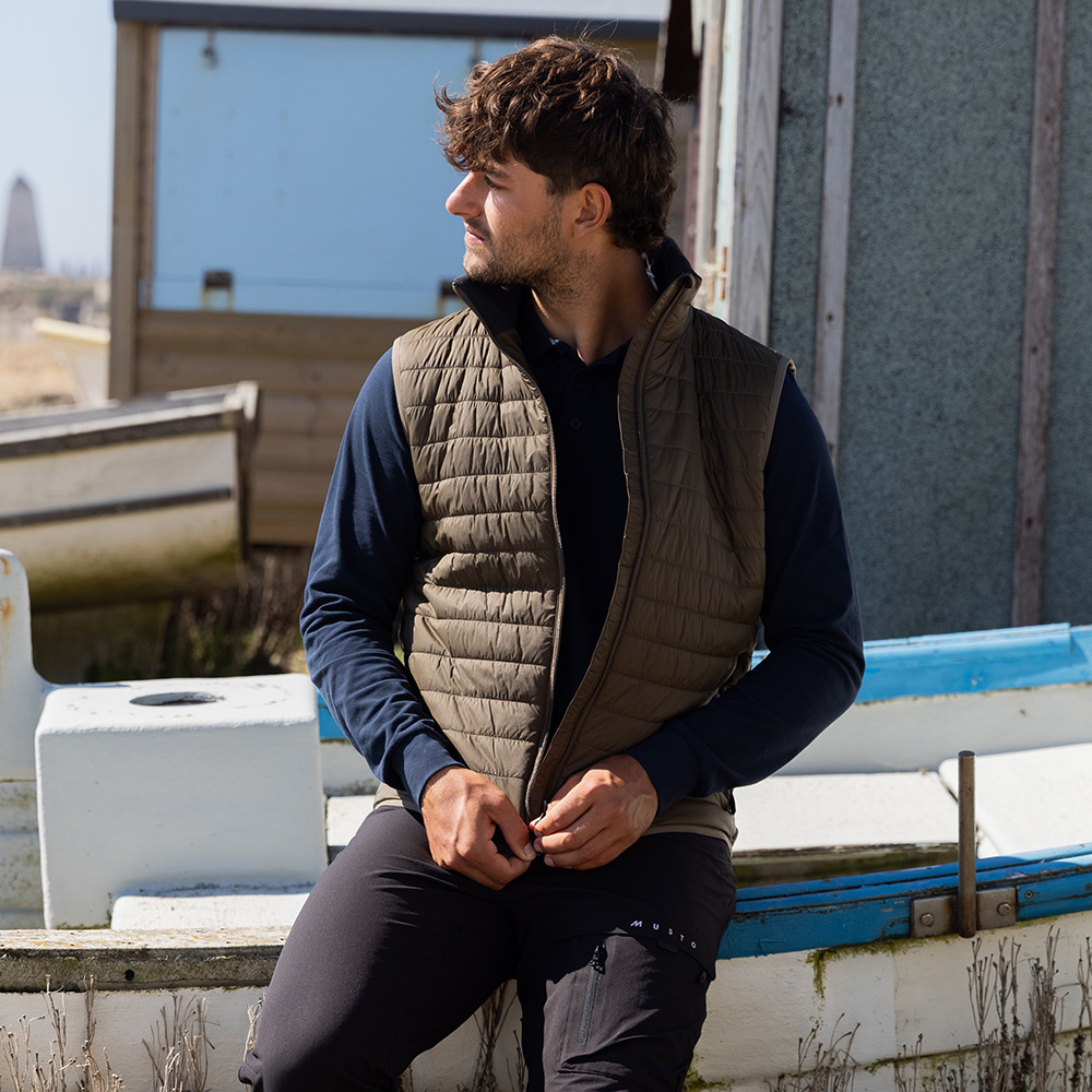 Musto Original Lite Puffer Vest - Crocodile - Crocodile