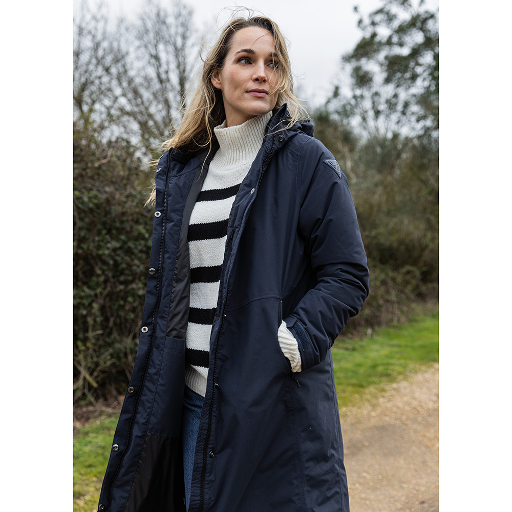 Musto Women's Corsica Primaloft Longline Parka - Navy