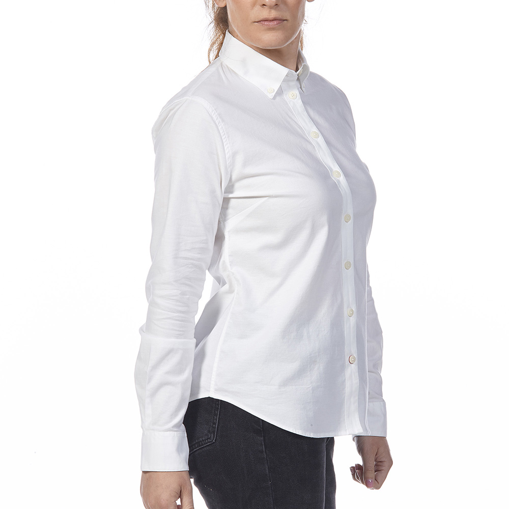 Musto Women's Essential Oxford Long Sleeve Shirt - White