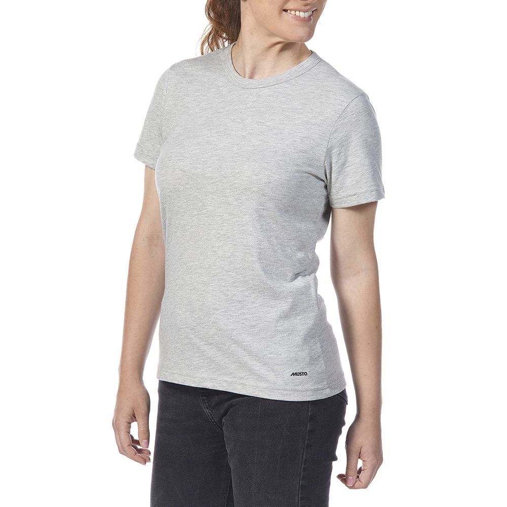 Musto Women's Essential T-Shirt - Grey Melange