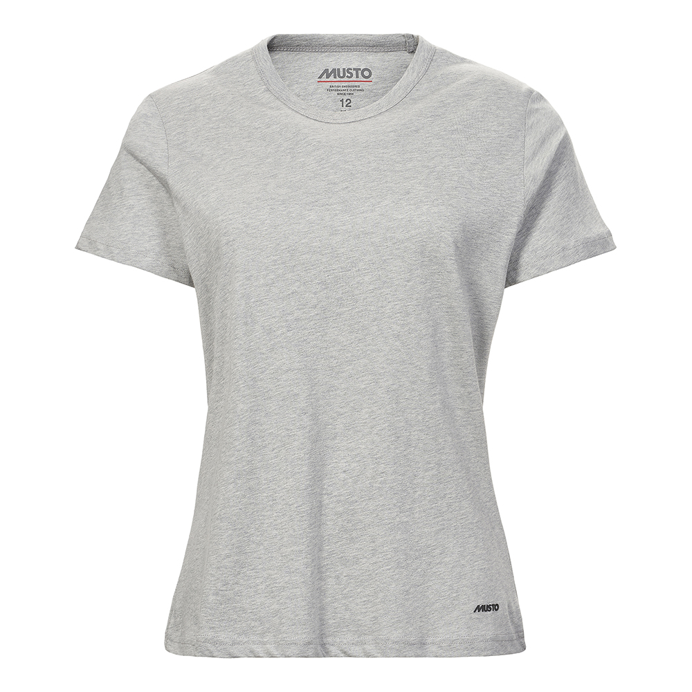 Musto Women's Essential T-Shirt - Grey Melange