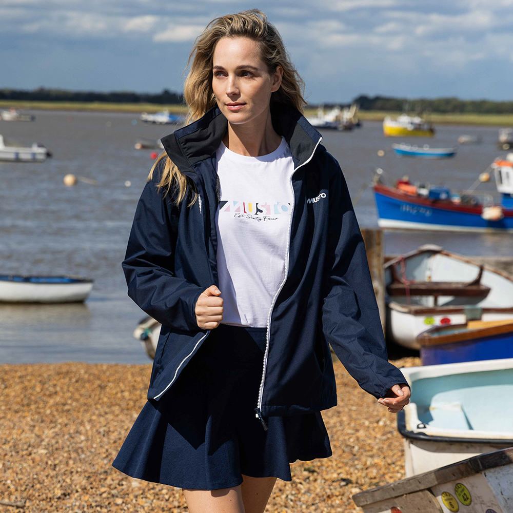 Musto Women's Nautic Rain Jacket - Navy
