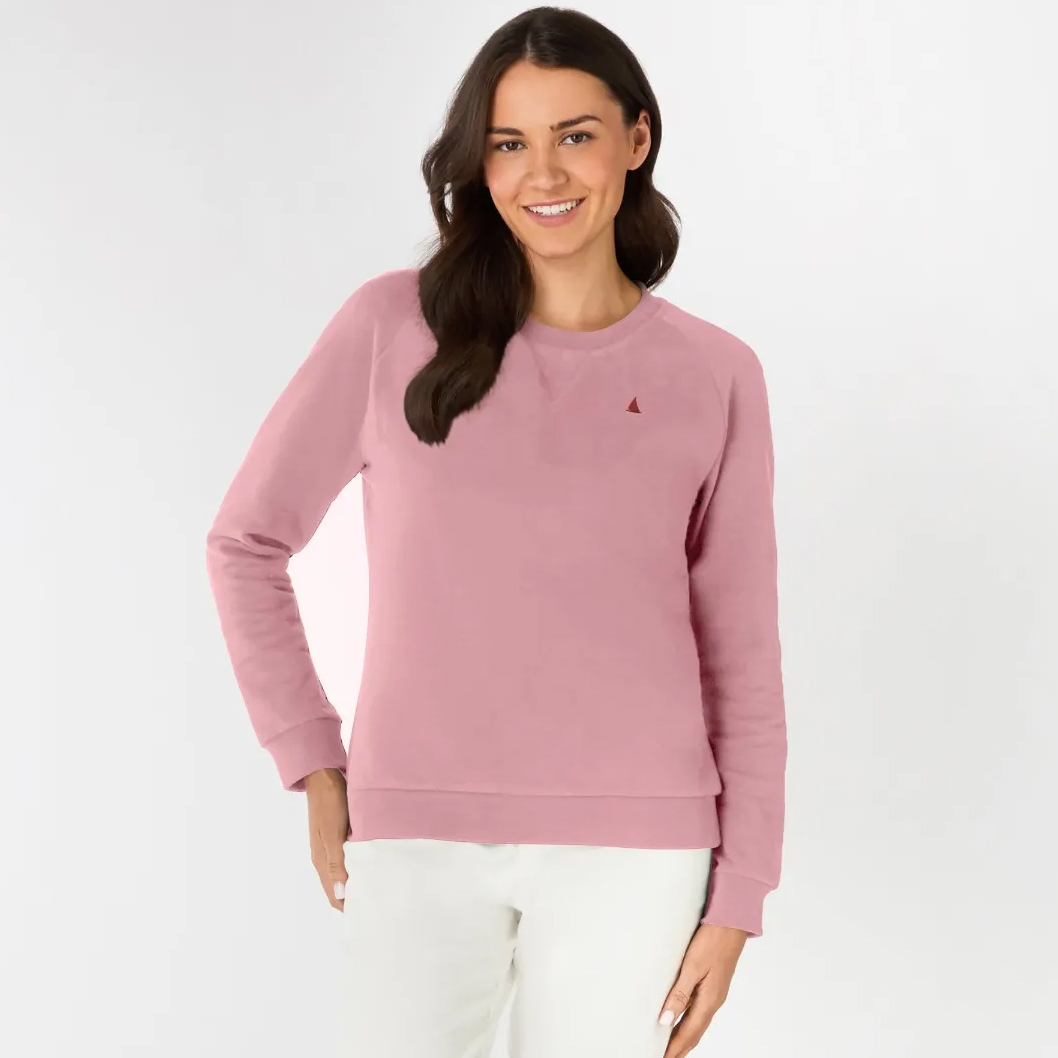 Musto Women's Original Crew Sweat - Oyster Pink