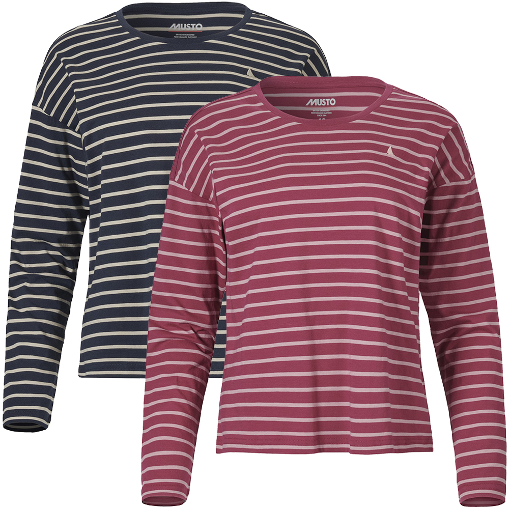 Musto Women's Original Long Sleeve Stripe Tee - Image