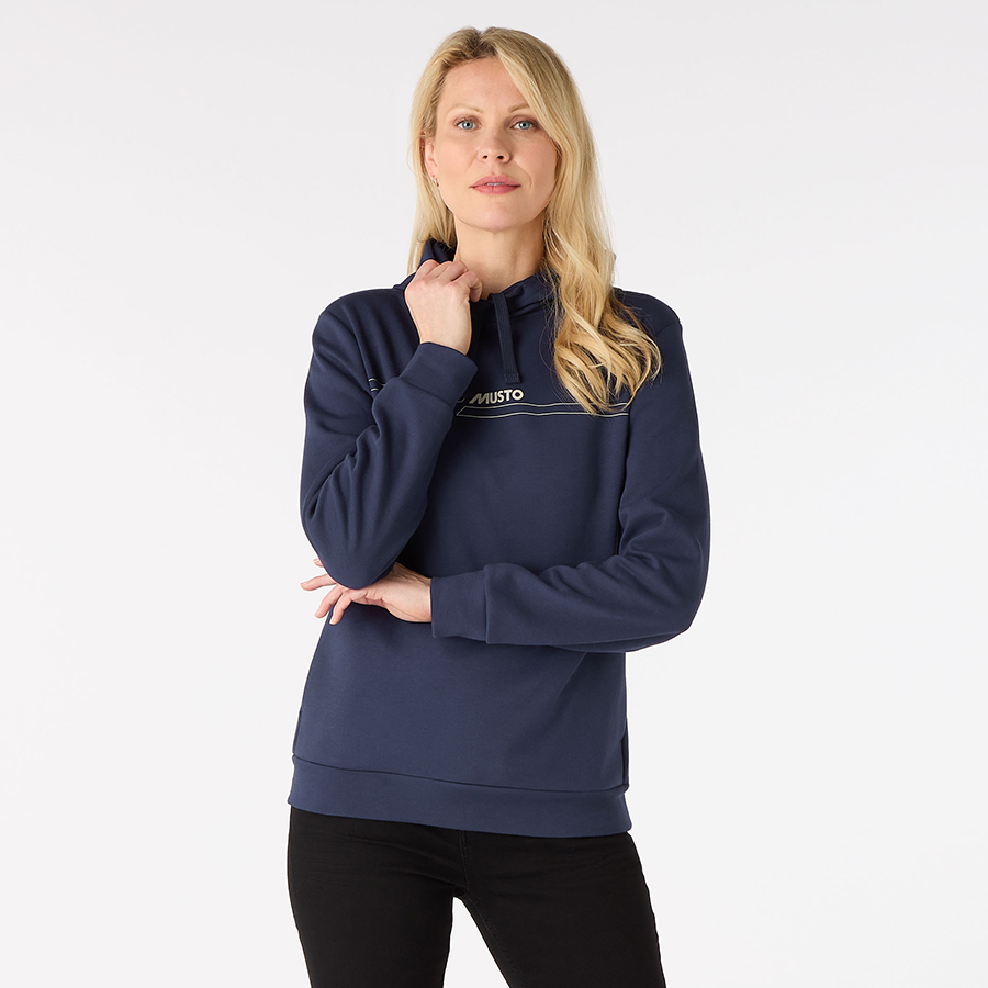 Musto Women's Signature Hoodie - Maritime Blue