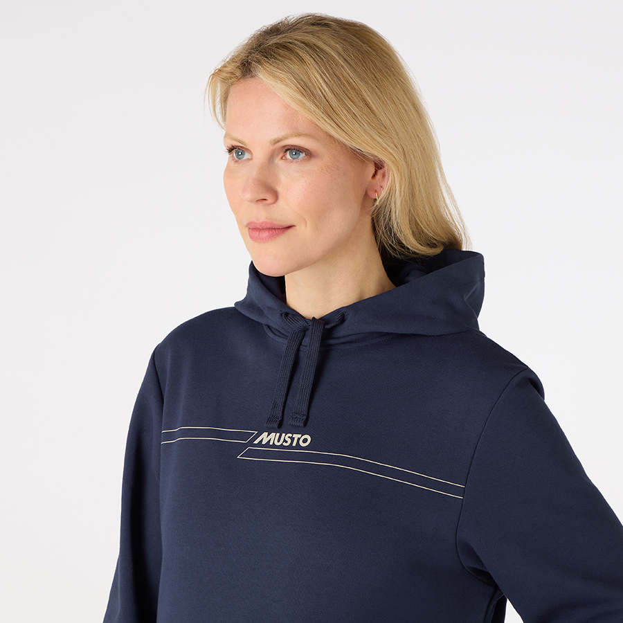 Musto Women's Signature Hoodie - Maritime Blue