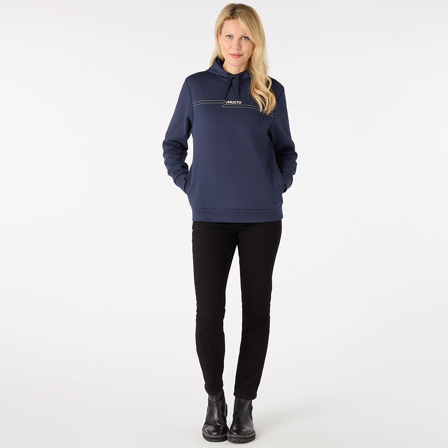 Musto Women's Signature Hoodie - Maritime Blue