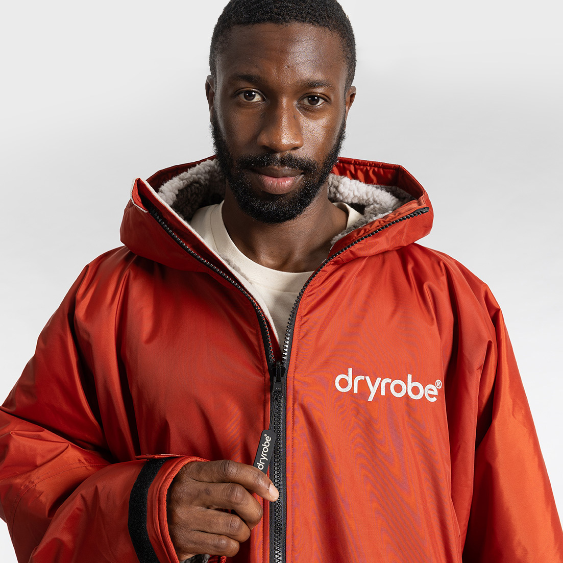 Dryrobe Advance Longsleeve Changing Robe - Burnt Orange - Burnt Orange