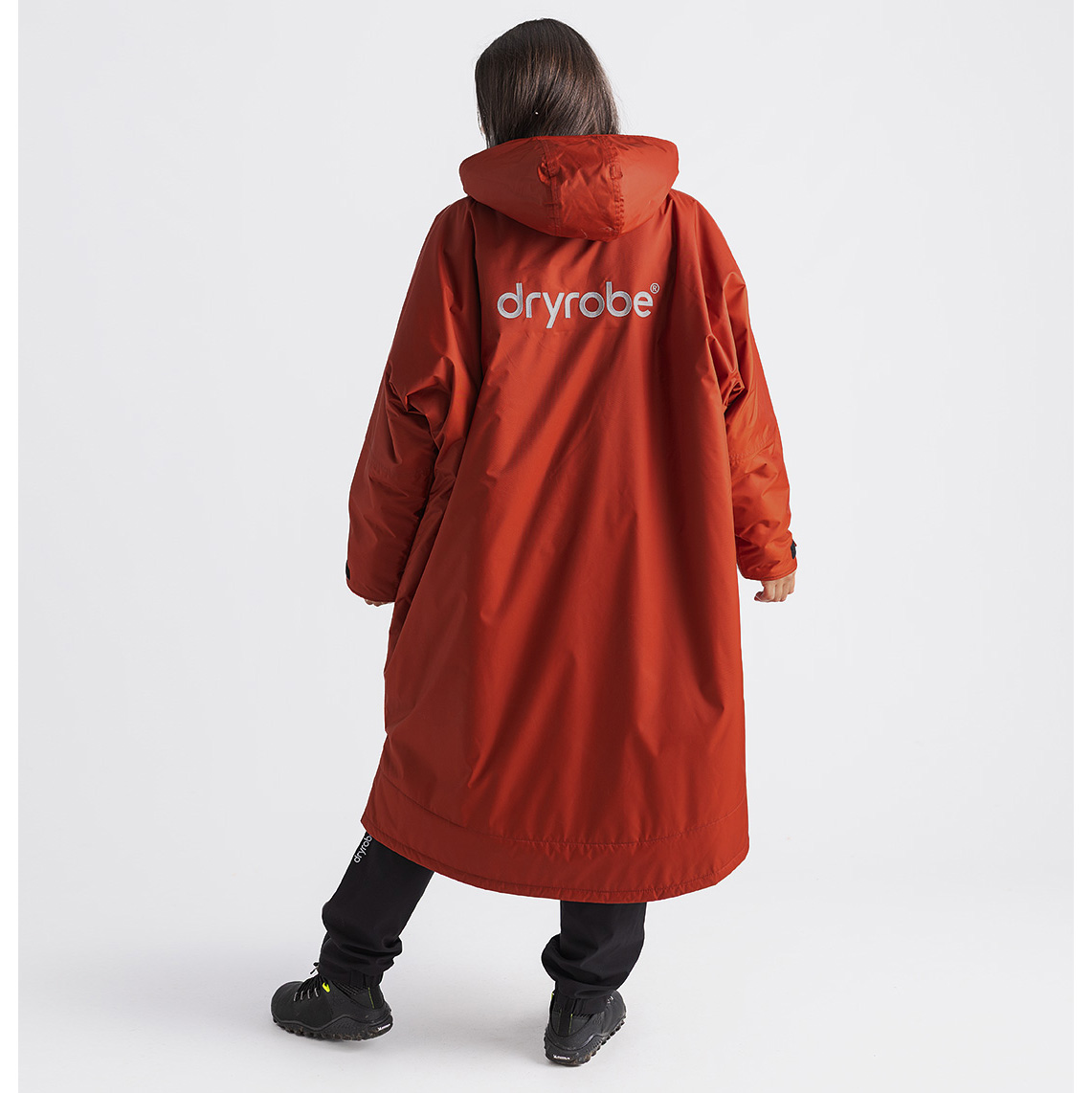 Dryrobe Advance Longsleeve Changing Robe - Burnt Orange - Burnt Orange