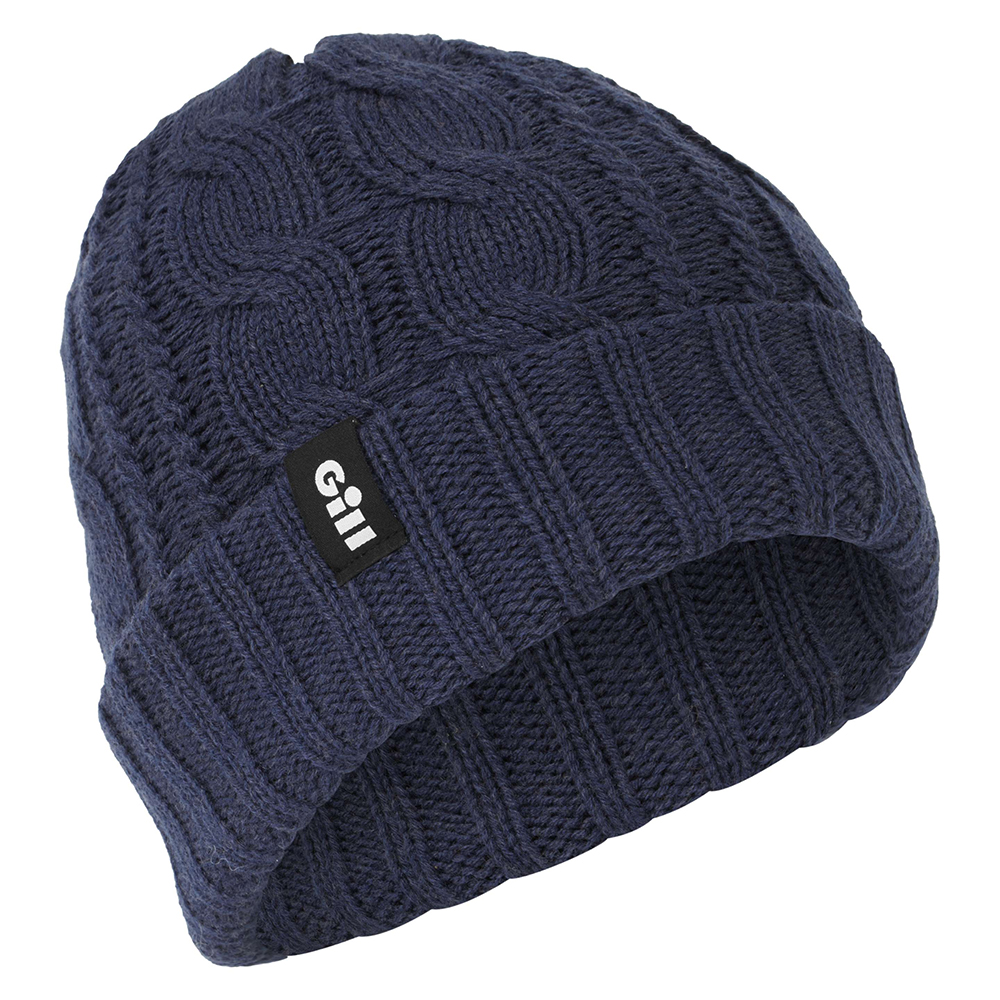 Gill Cable Knit Beanie - Night Sky