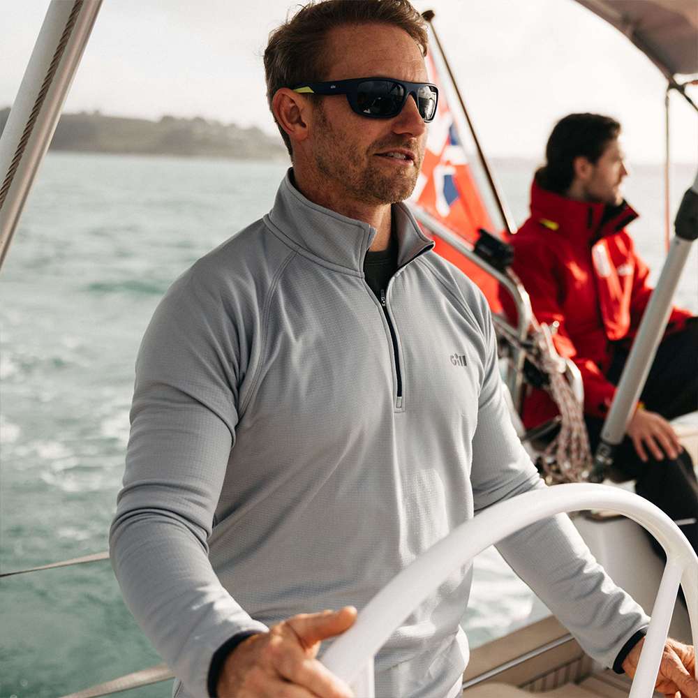 Gill Drift Zip Fleece - Quarry