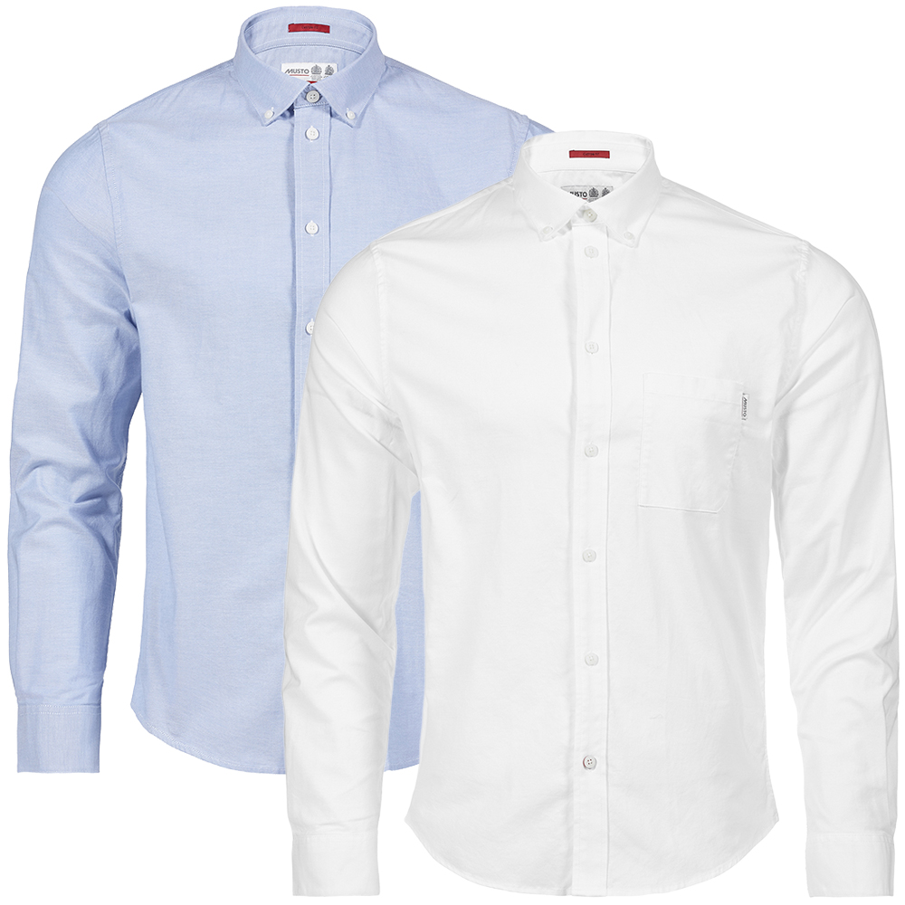 Musto Essential Long Sleeve Oxford Shirt - Image