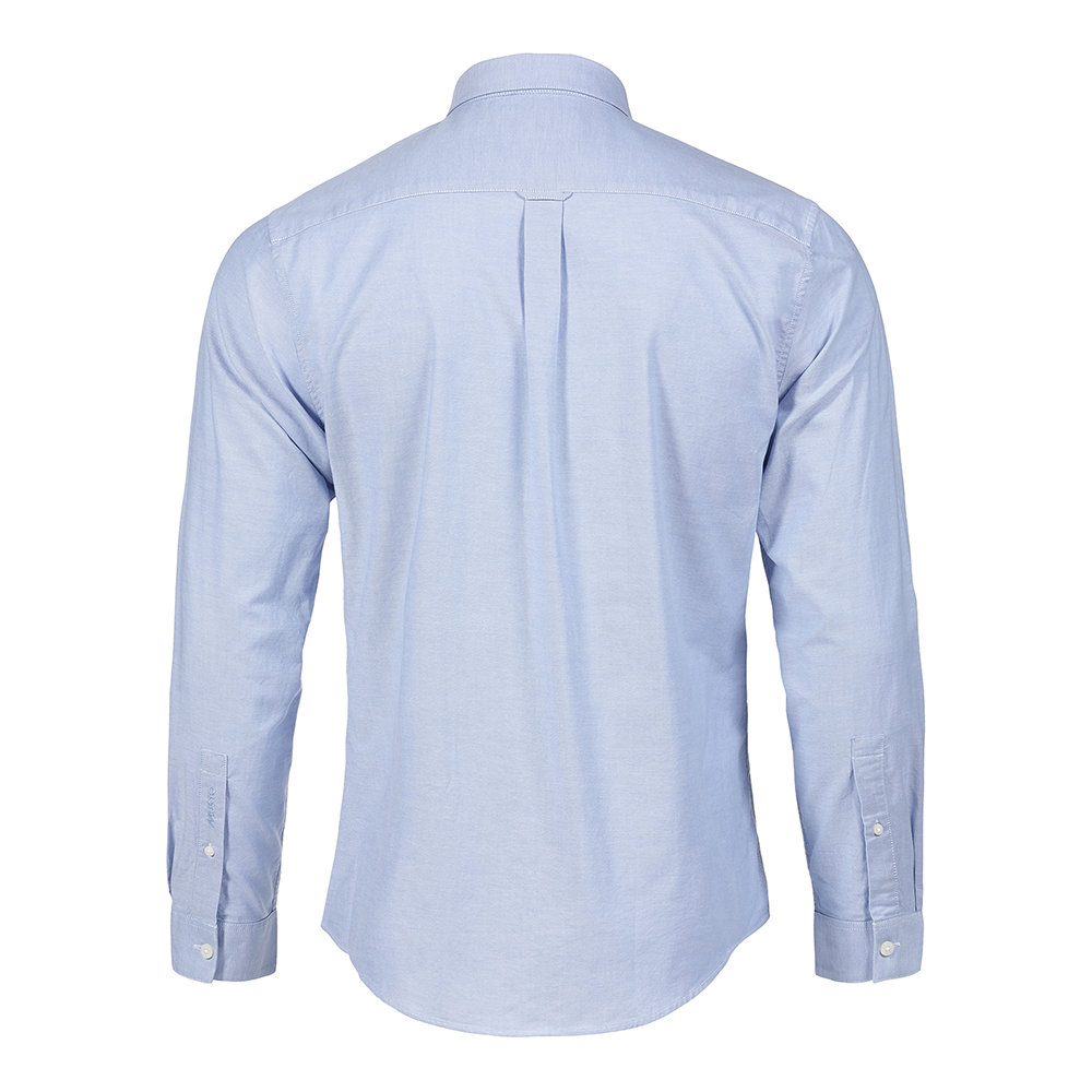 Musto Essential Long Sleeve Oxford Shirt - Pale Blue