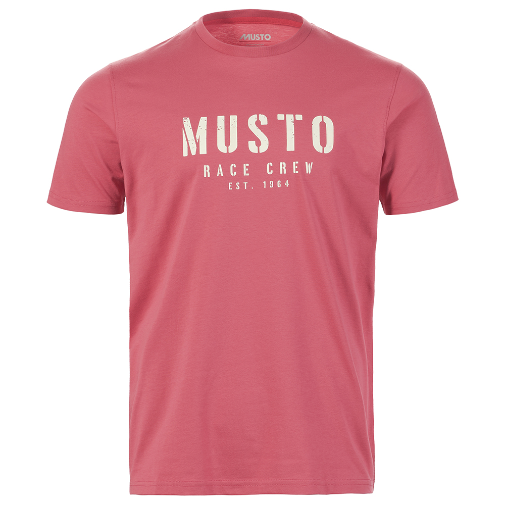 Musto Men's Classic Short Sleeve Tee - Small - Sweet Raspberry