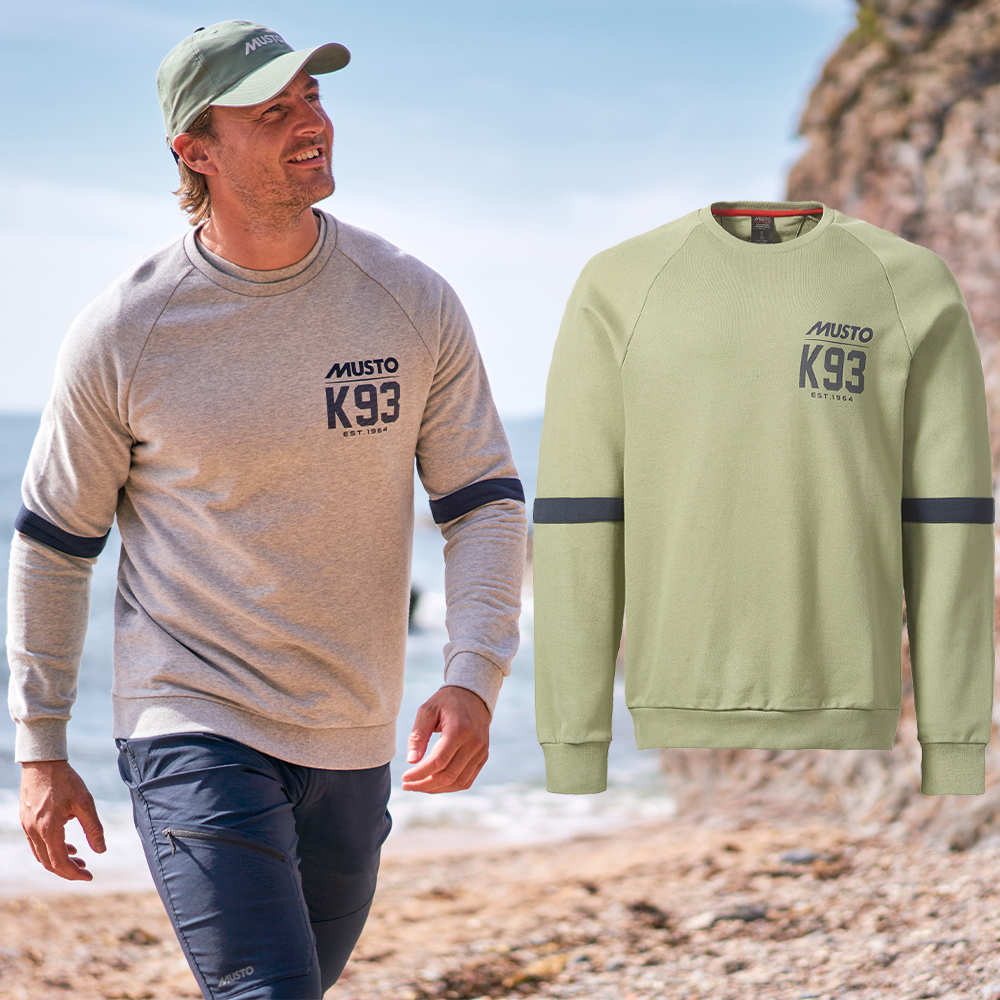 Musto Men's Marina Crew Sweat - Size Small - Image