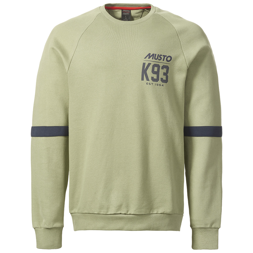 Musto Men's Marina Crew Sweat - Size Small - Ses Spray