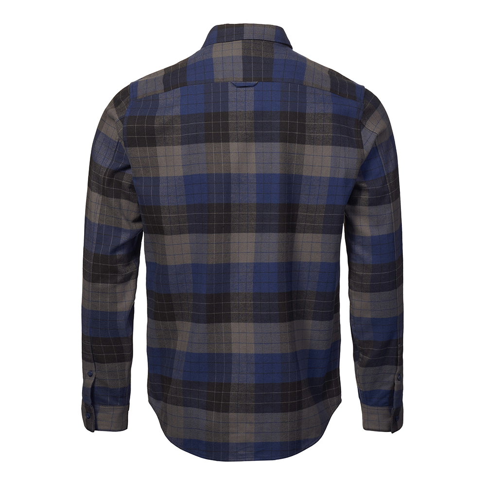 Musto Men's Marina Plaid Long Sleeve Shirt 2.0 - Dark Cobalt - Size Small - Dark Cobalt