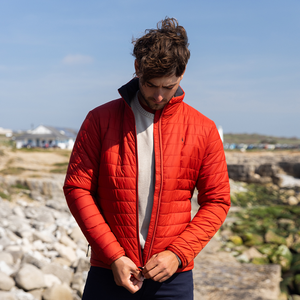 Musto Original Lite Puffer Jacket - Colour: Rust - Image