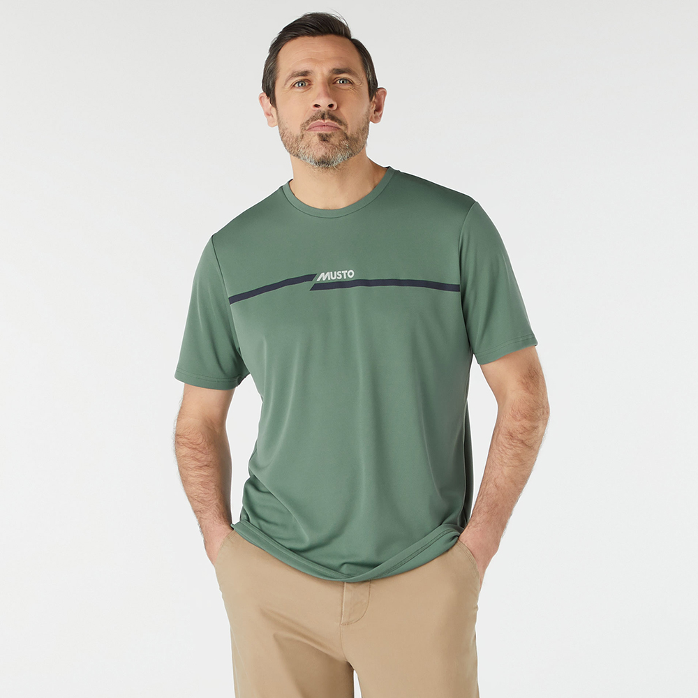 Musto Signature Short Sleeve T-Shirt - Duck Green