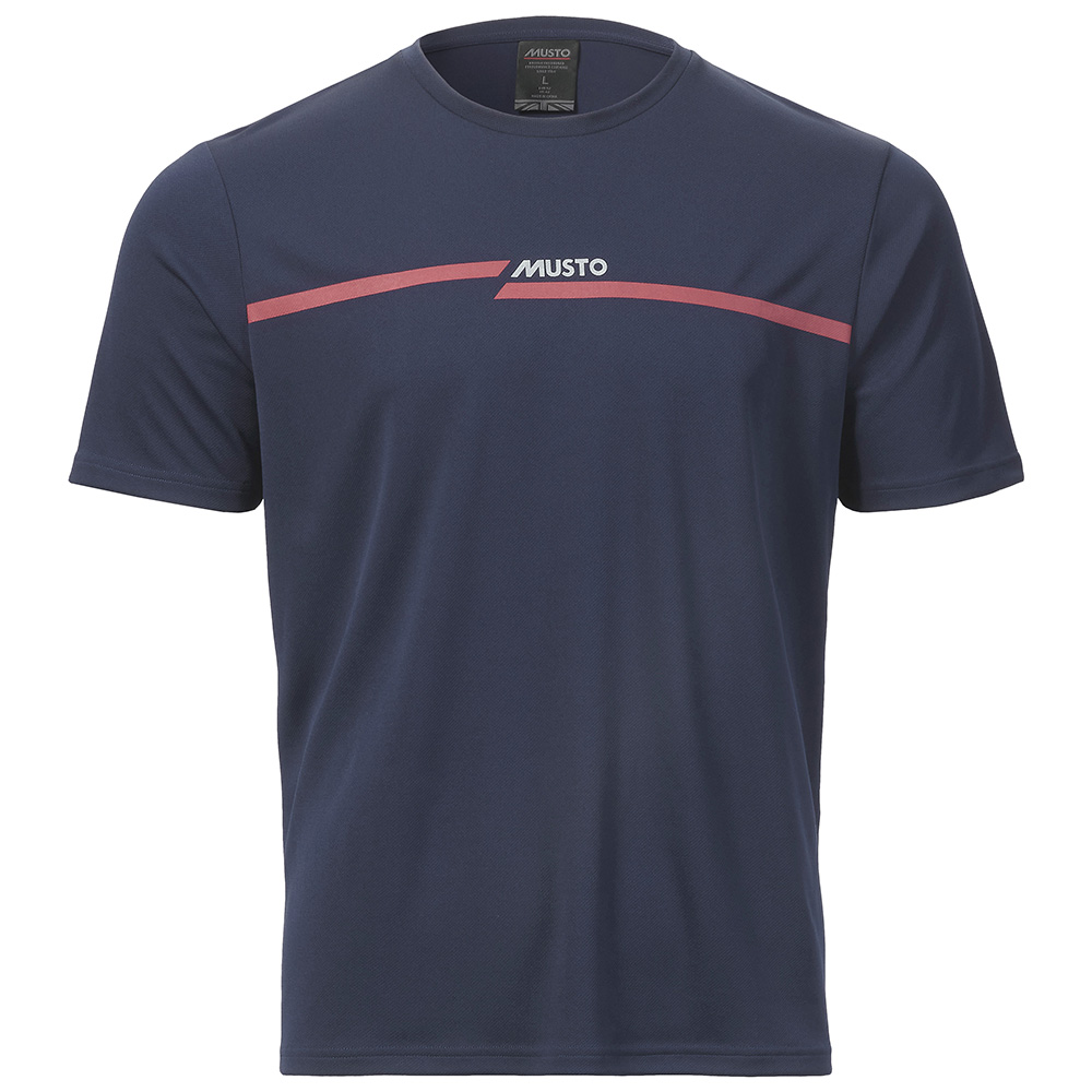 Musto Signature Short Sleeve T-Shirt - Maritime Blue