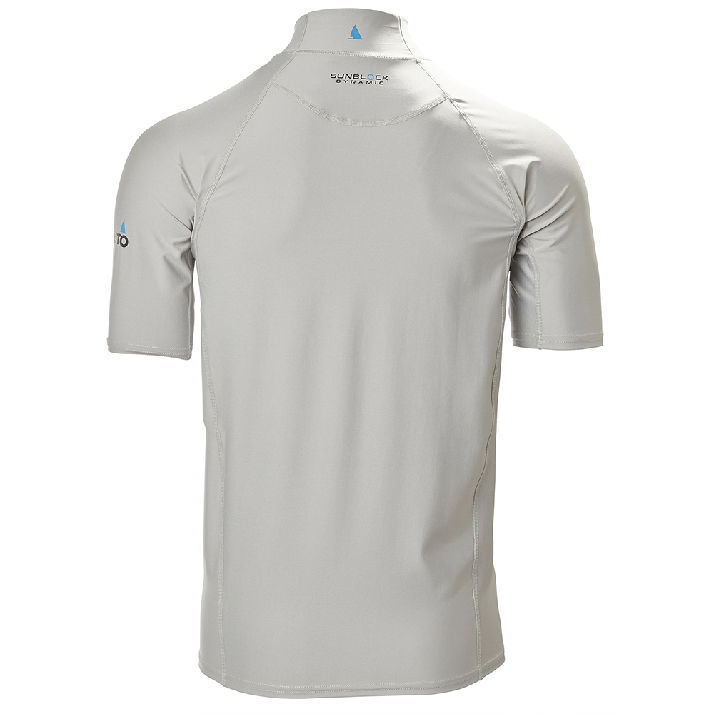 Musto Sunblock Dynamic Short Sleeve Top - Light Grey
