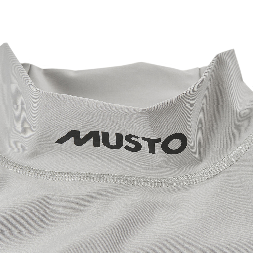 Musto Sunblock Dynamic Short Sleeve Top - Light Grey