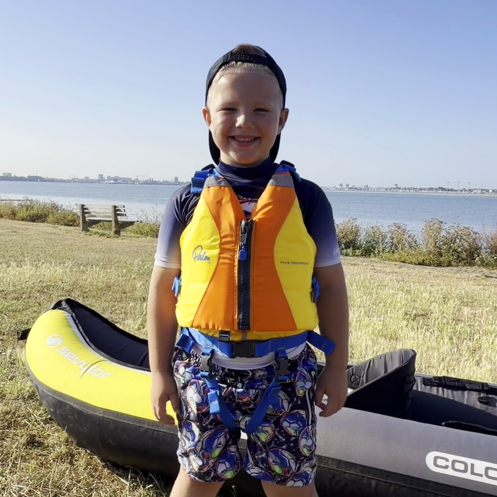 Palm Quest Kids' PFD Buoyancy Aid - Kids XS/S - Sherbet/Yellow
