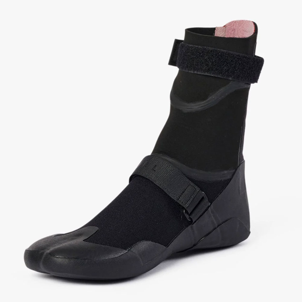 Rip Curl Flashbomb 5mm Hidden Split Toe Booties - Black