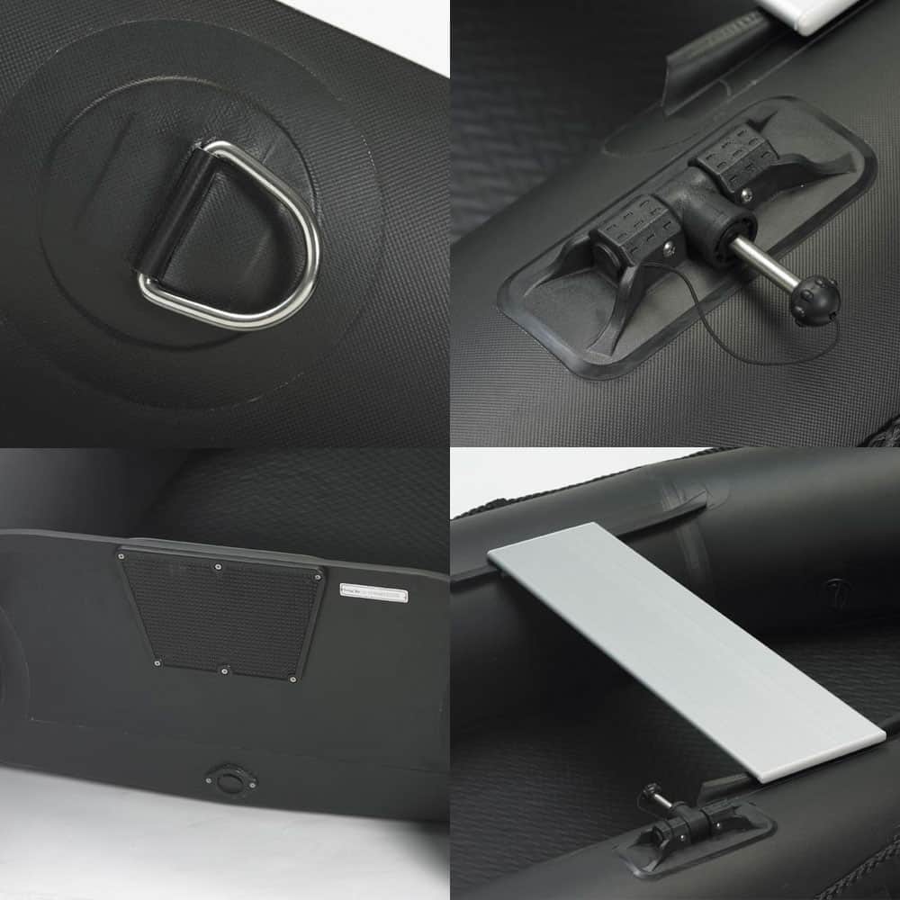 3D Superlight Tender Twin Air - 230/2.3m - Black- Ex-Display - Image
