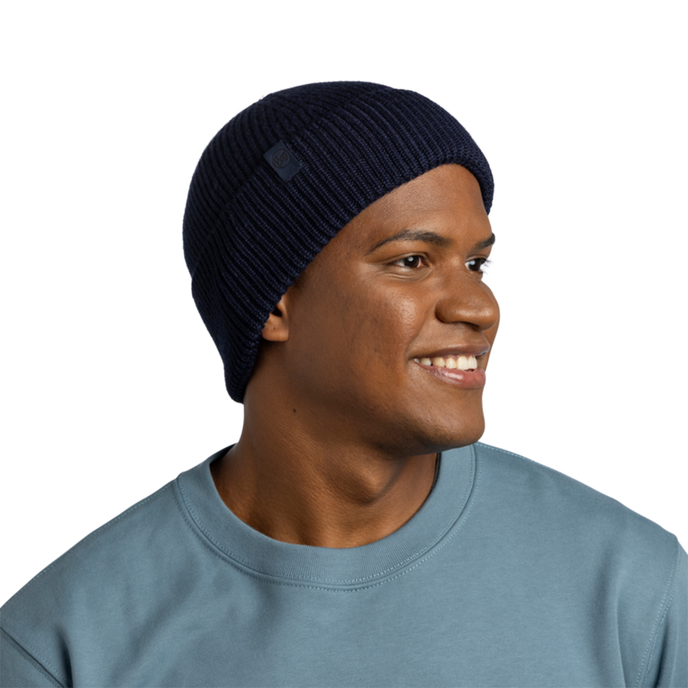 Buff Knitted Beanie Merix - Night Blue - Image