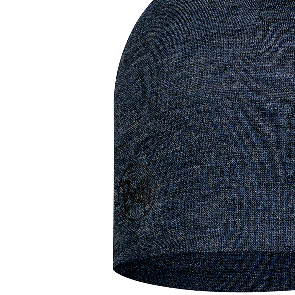 Buff Merino Midweight Beanie - Night Blue