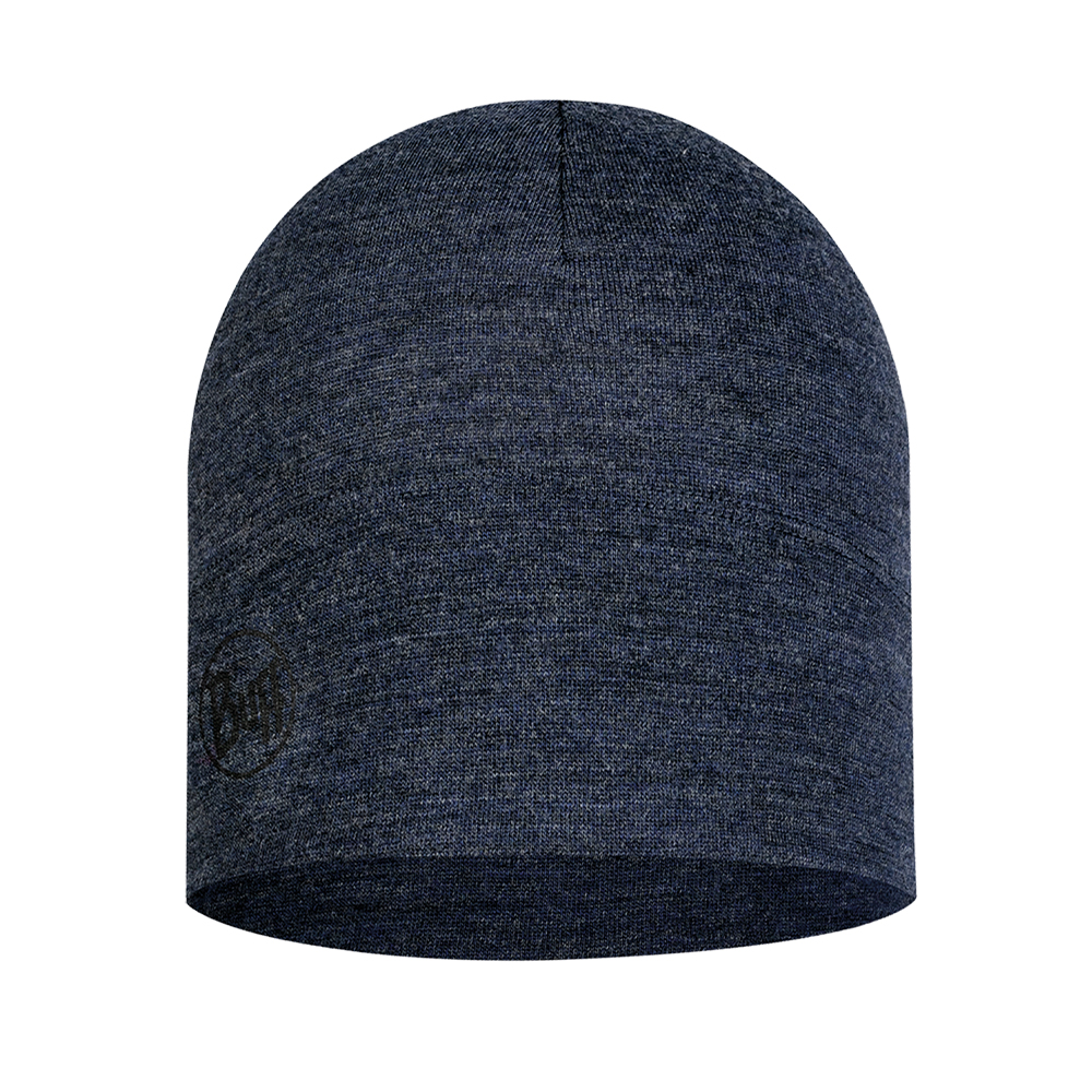 Buff Merino Midweight Beanie - Night Blue
