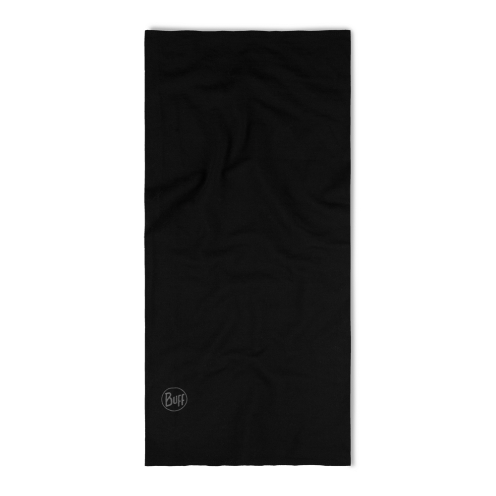 Buff Merino Midweight Neckwear - Solid Black - Image