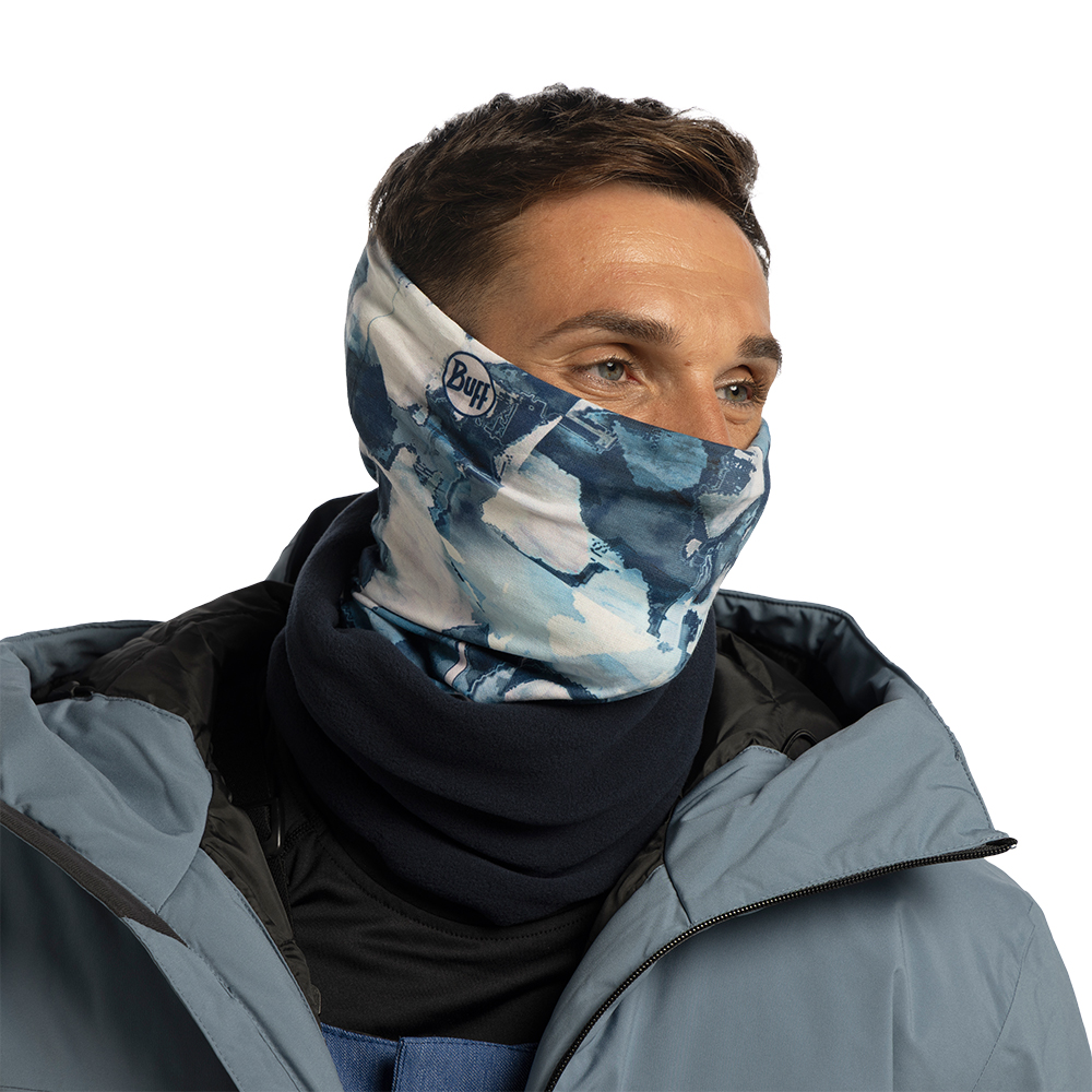 Buff Polar Multifunctional Neckwear - Lowan Blue - Image