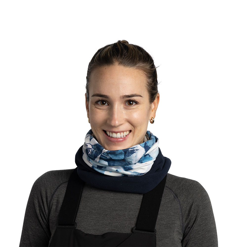 Buff Polar Multifunctional Neckwear - Lowan Blue - Image