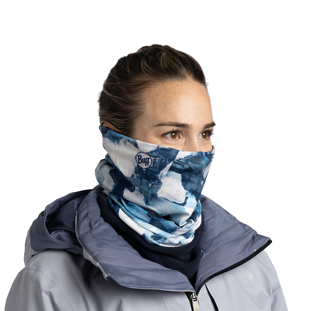 Buff Polar Multifunctional Neckwear - Lowan Blue - Image