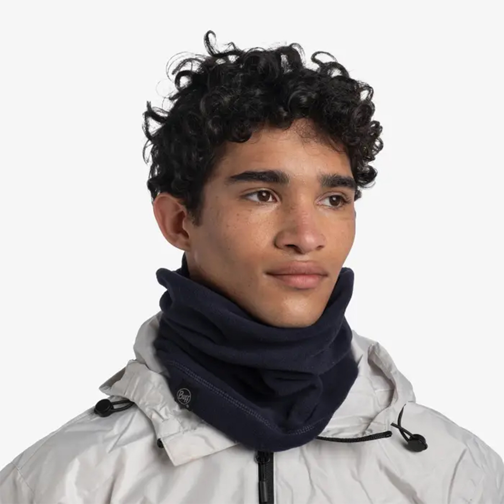 Buff Polar Neck Warmer - Solid Dark Navy - Image