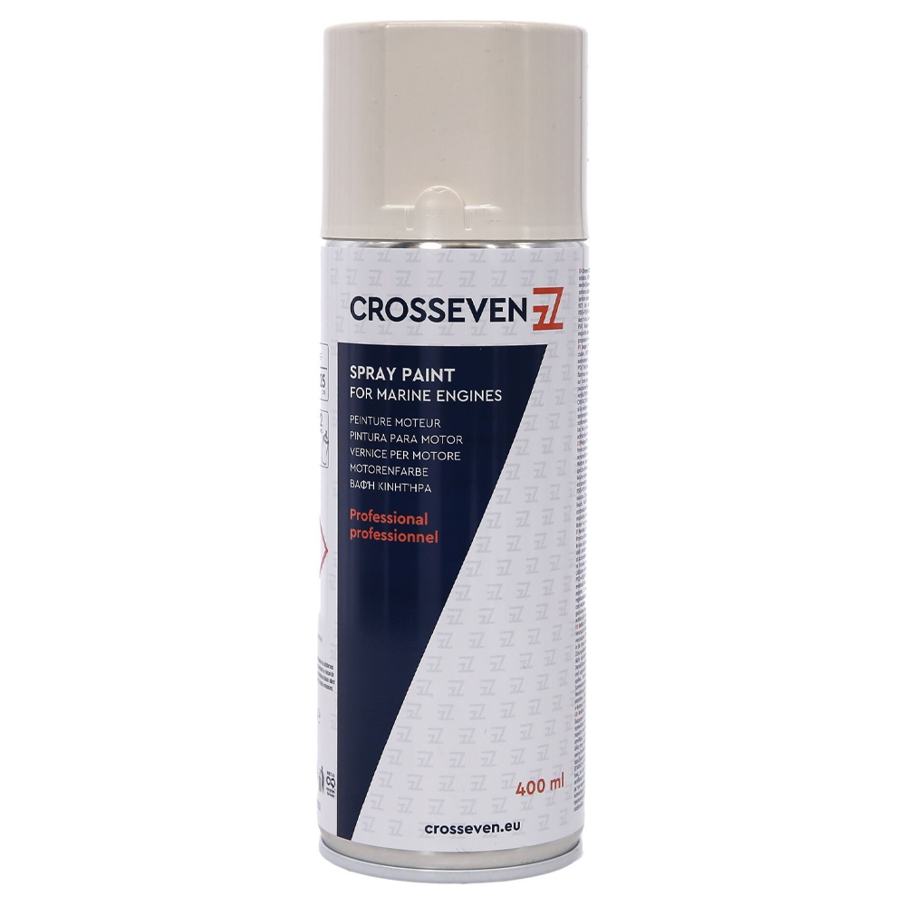 Crosseven Johnson/Evinrude Outboard Engine Spray Paint - Man White - 400ml - Image