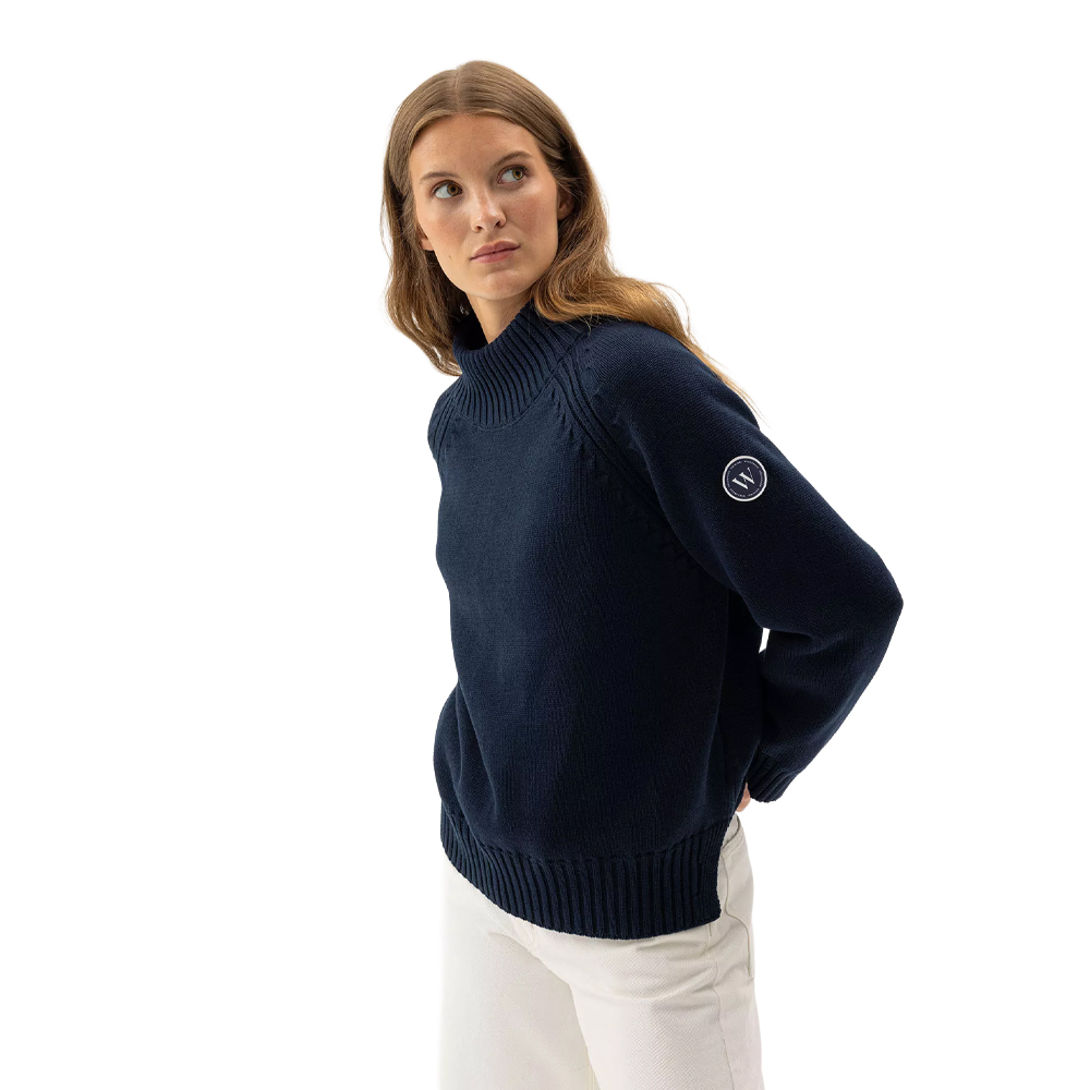 Holebrook Gerda Turtle Windproof Jumper for Women - Navy