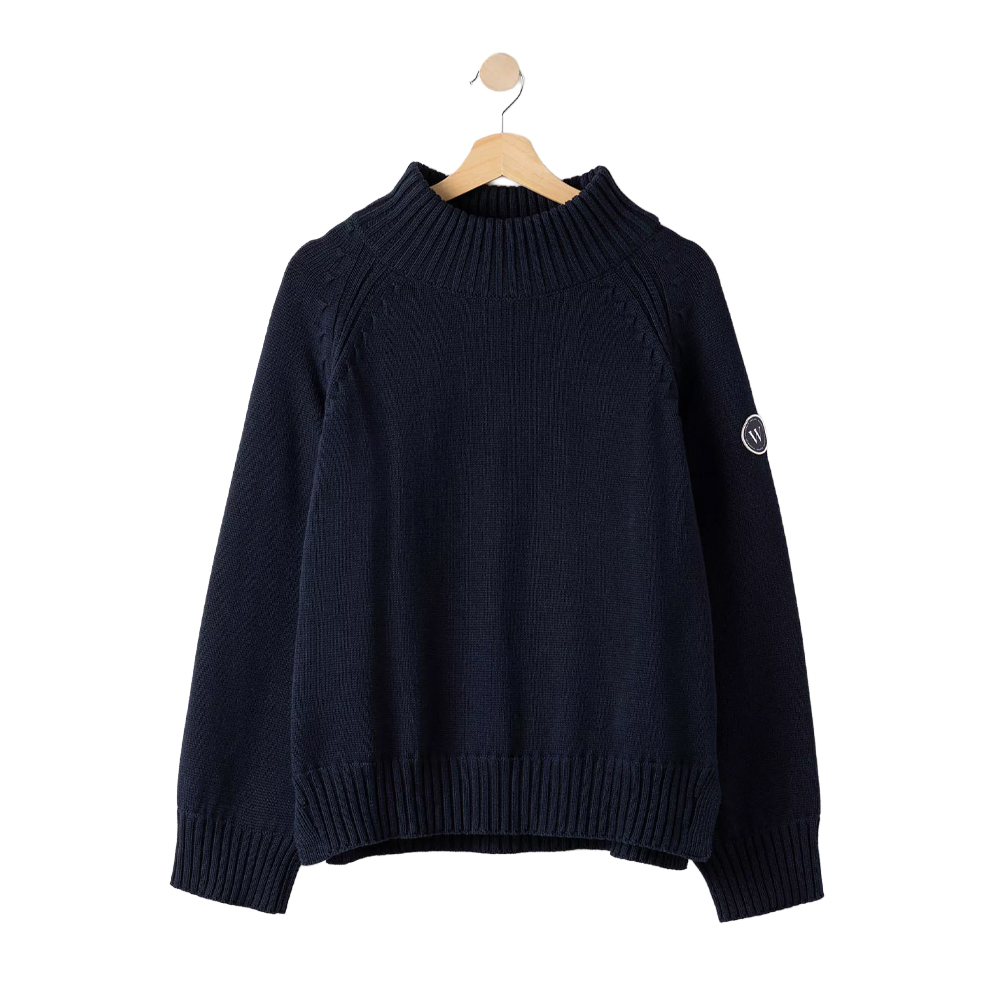 Holebrook Gerda Turtle Windproof Jumper for Women - Navy