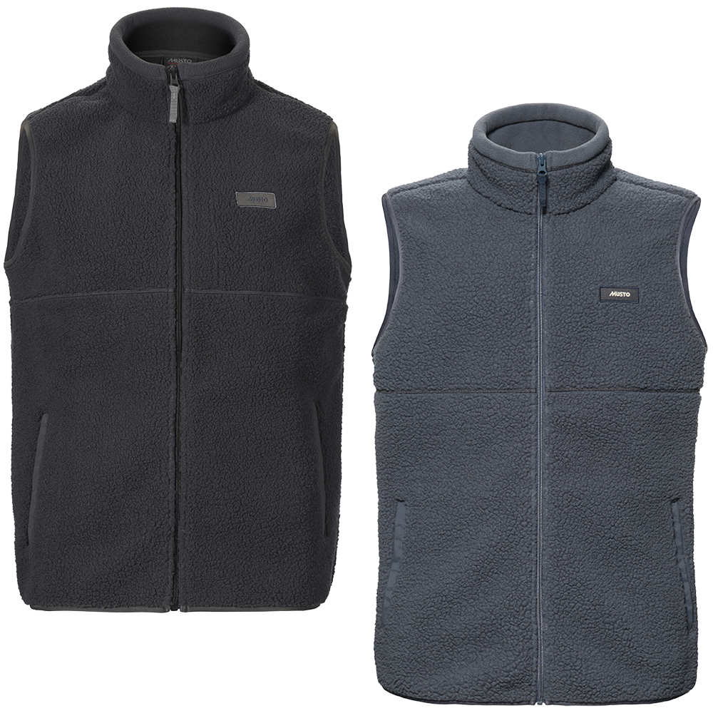 Musto Cove Deep Pile Fleece Vest - Image