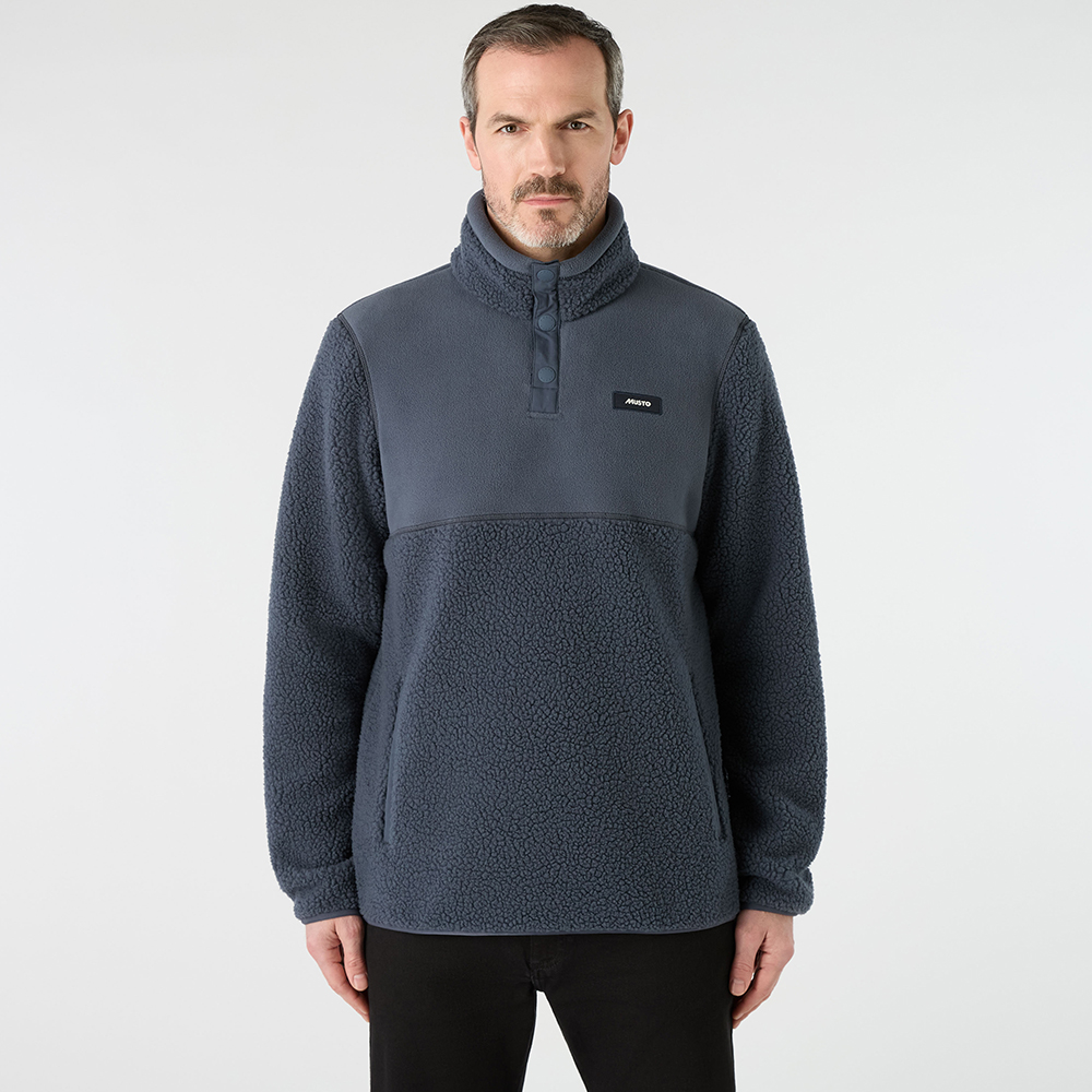 Musto Men's Cove Deep Pile Fleece - Alpine Frost