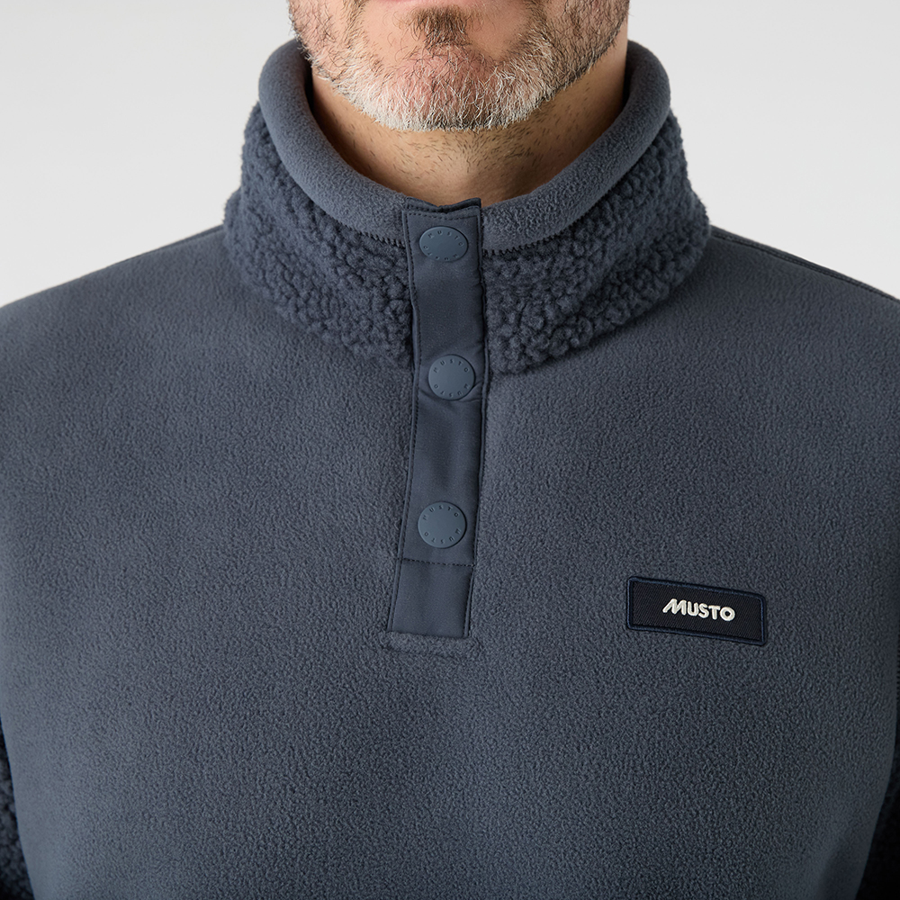 Musto Men's Cove Deep Pile Fleece - Alpine Frost