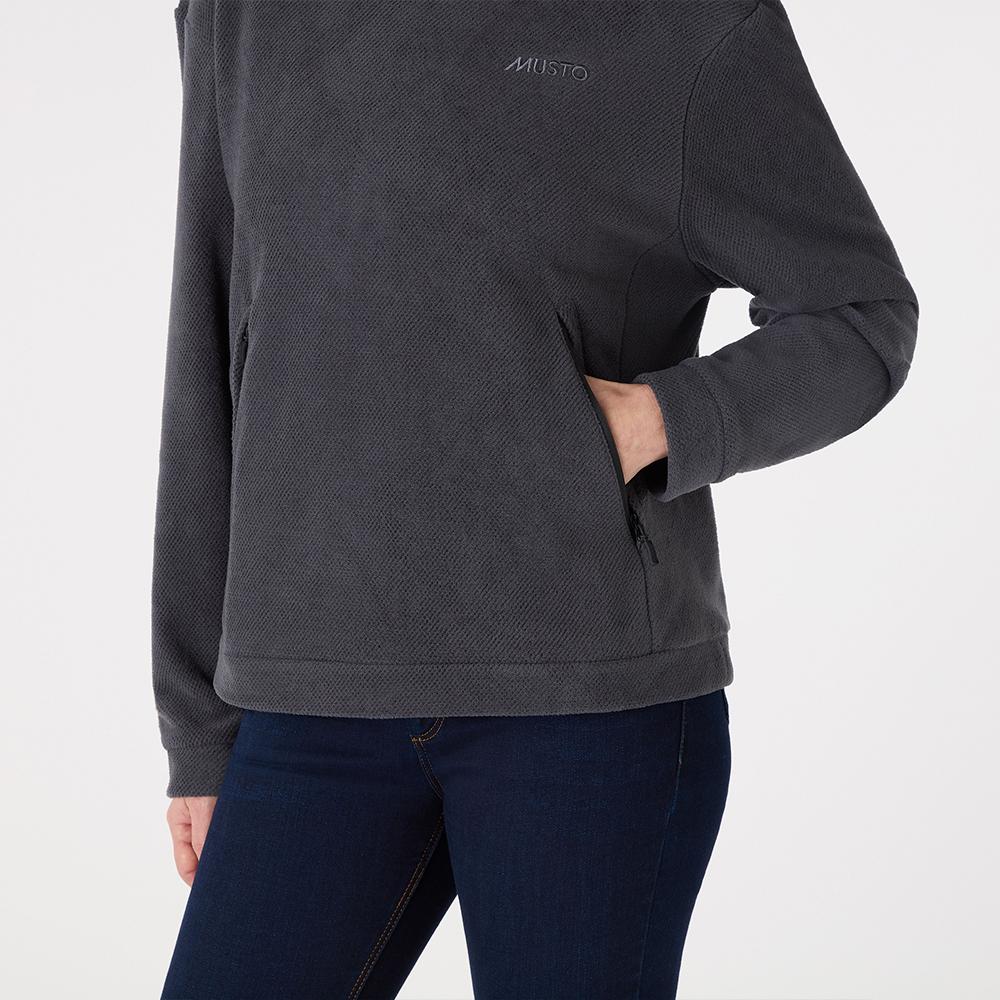 Musto Women's Classic Fleece Pullover - Carbon