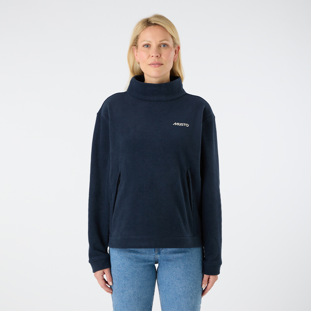 Musto Women's Classic Fleece Pullover - Navy